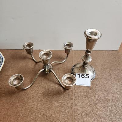 Duchin Creations 5 Arm Candelabra Weighted