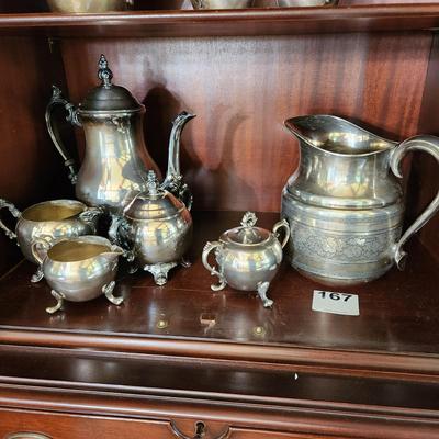 Lot of 6 pieces Silverplate Rogers Mulholland Bros.