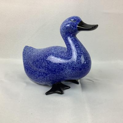 Lot 596 Vintage 1980â€™s, Enesco Blue Mallard Duck Figurine