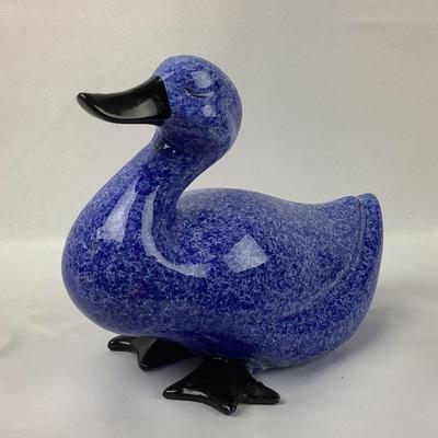 Lot 596 Vintage 1980â€™s, Enesco Blue Mallard Duck Figurine