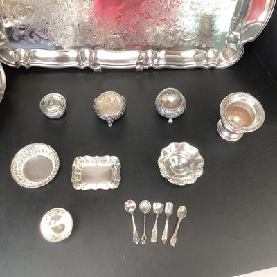 Lot 600. Vintage Sterling Silver & Silver Plate Lot