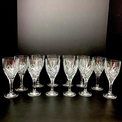 Lot 633. Set of Twelve Cristali Dâ€™Arques Durand â€œ Provence â€œ Water Goblets ( 8â€ Tall )