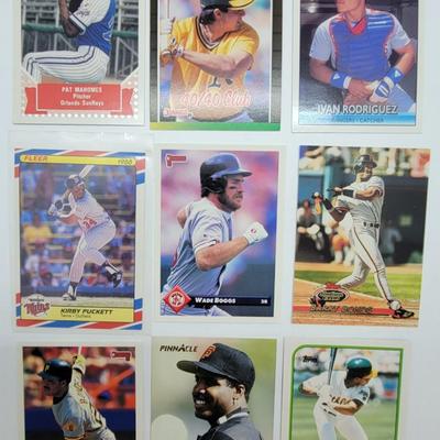 LOT 67: MLB Baseball Card Collection - Stars & Rookies - Ken Griffey Jr., Cal Ripken, Randy Johnson, &  more!