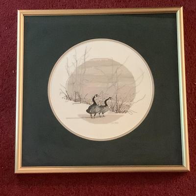 Lot 635 Framed P. Buckley Mos Choice Vintage Counted Cross Stitch
