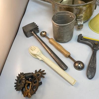 Mixed Lot of Vintage Kitchen Tools Gadgets Utensils