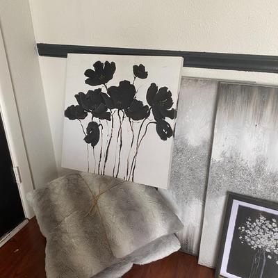 Lovely Grouping of Silver/Gray and Black