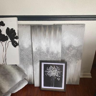 Lovely Grouping of Silver/Gray and Black