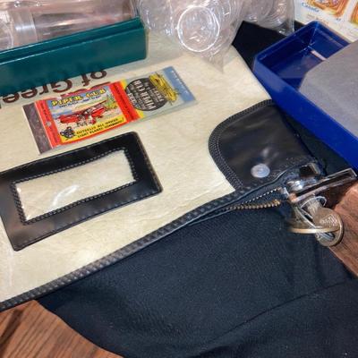 GRACO BANK PRODUCTS MONEY BAG, CANADIAN DISNEY BOOK OF STAMPS, BUNCHES OF COLLECTIBLE COIN HOLDERS AND MORE!