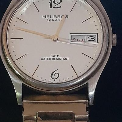 Men's HELBROS Quartz watch Water resistant
