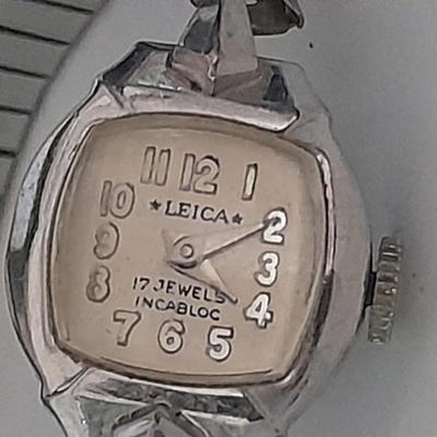 Two Women's wrist watches Seiko Quartz, and Leica with 17 jewels