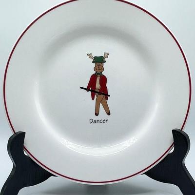 Santa's Reindeer Plates ~ Set of 18 ~ (2 of Each)