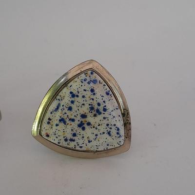 Tie clips with matching cuff links