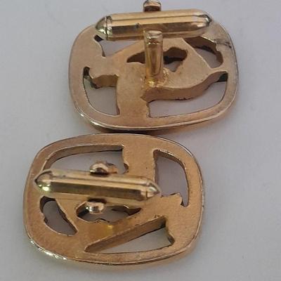 Tie clips with matching cuff links