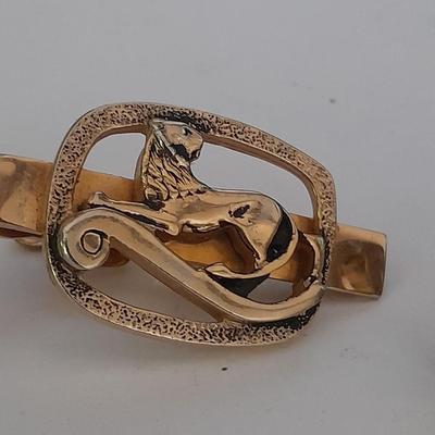 Tie clips with matching cuff links
