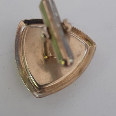 Tie clips with matching cuff links