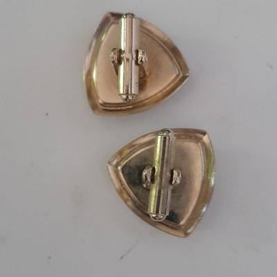 Tie clips with matching cuff links