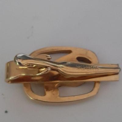 Tie clips with matching cuff links