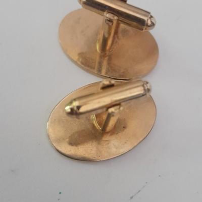 Cuff links and tie clips working thermometer tie clip