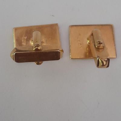 Cuff links and tie clips working thermometer tie clip
