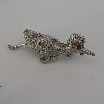 Four Fun and fancy hat pins, Roadrunner, Turtle, Frog, and a Clown