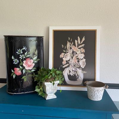 Vintage Waste Basket and more