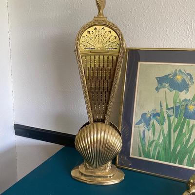 Blue and Brass Vintage Lot
