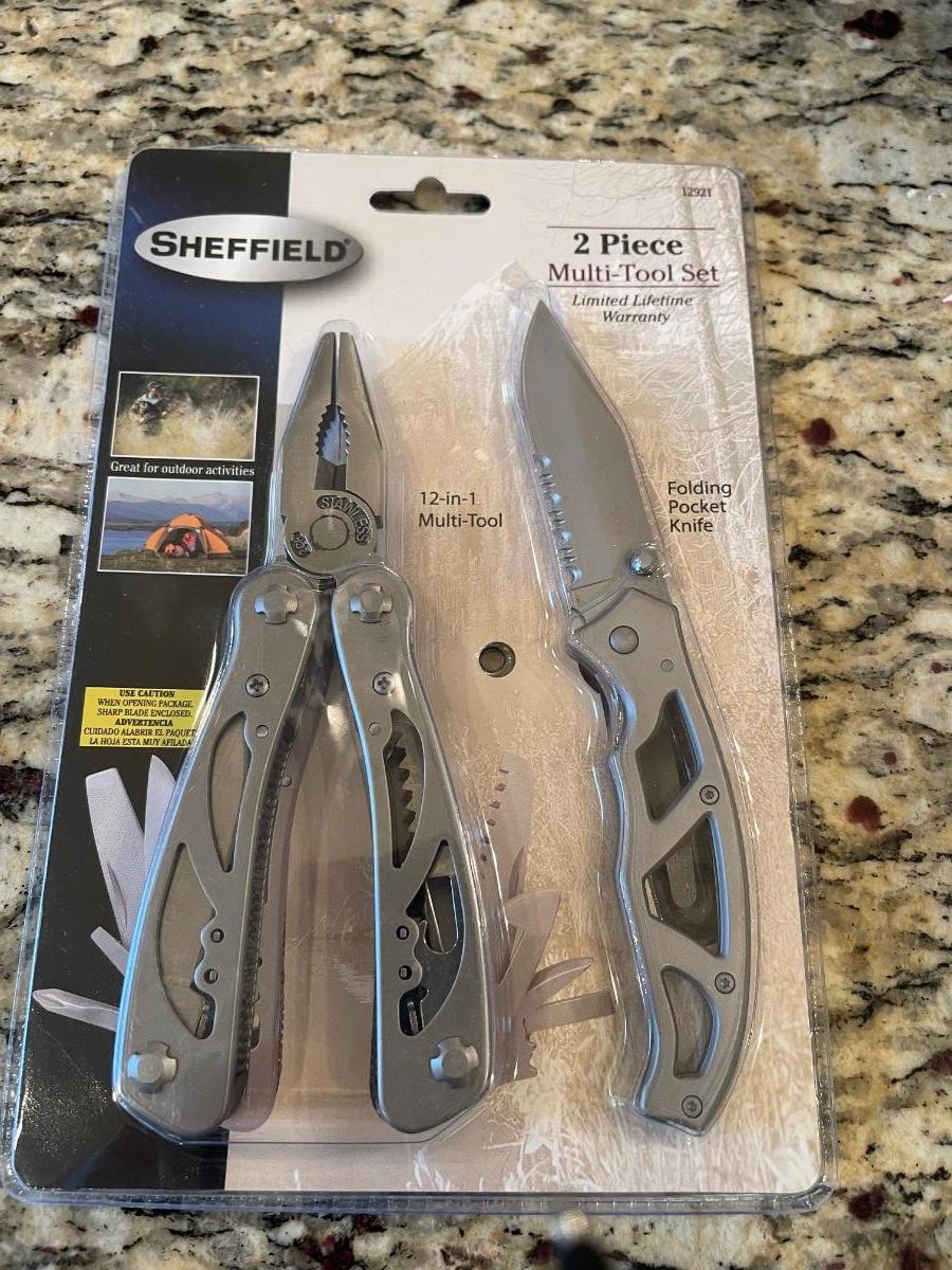 Sheffield 2 piece multi tool set.