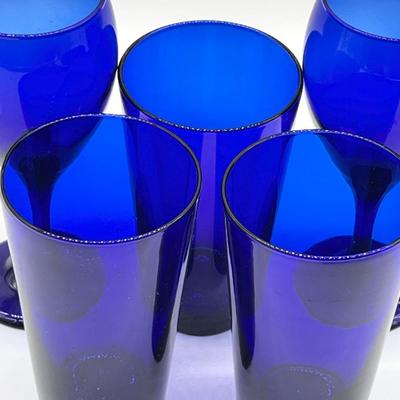 LIBBEY GLASS ~ Cobalt Blue Glassware