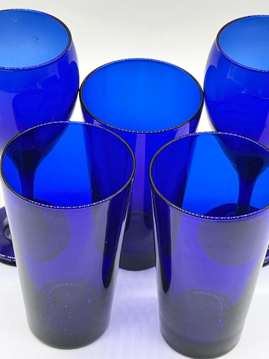 LIBBEY GLASS ~ Cobalt Blue Glassware | EstateSales.org