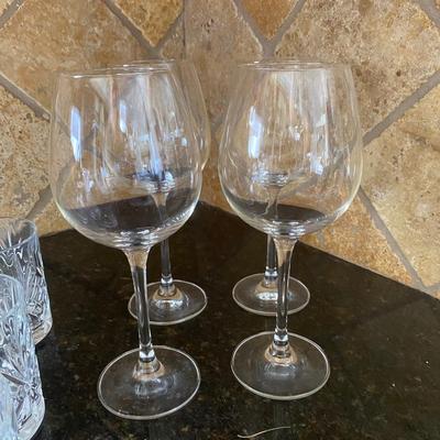 Crystal Wine Glasses Glass Hi Balls