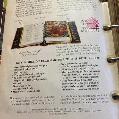 Vintage Cookbook Better Homes
