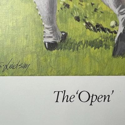 Ron Lindsay Golf Sports Art Print The Open Unframed