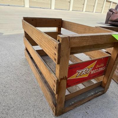 Vintage Wood Fruit Crates