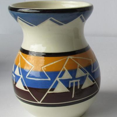 Vintage South Dakota Indian Pottery, Signed On Bottom