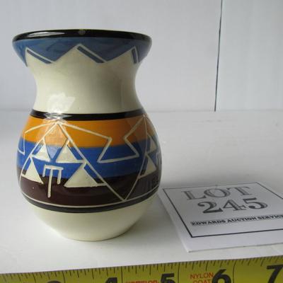 Vintage South Dakota Indian Pottery, Signed On Bottom