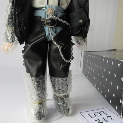 Tall Limited Edition #281/5000 Collectible Biker Doll, Unused, Primark Imperial