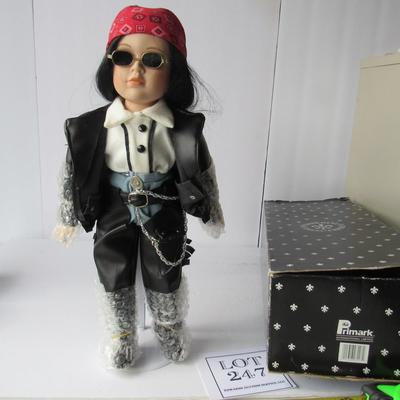 Tall Limited Edition #281/5000 Collectible Biker Doll, Unused, Primark Imperial