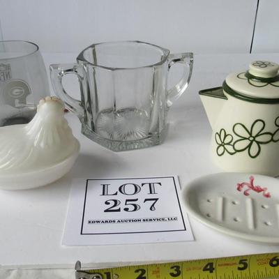 Misc Lot of Glassware and Pottery
