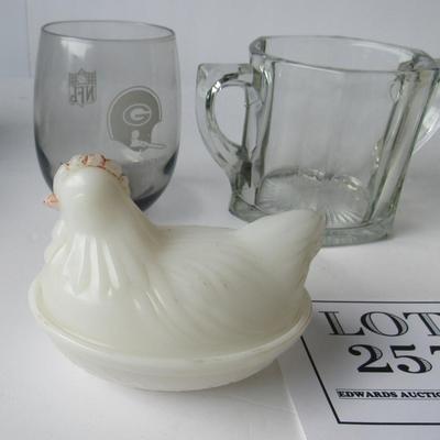 Misc Lot of Glassware and Pottery