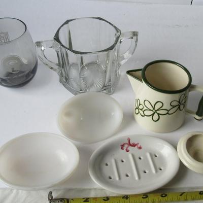 Misc Lot of Glassware and Pottery