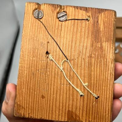 Vintage Crafted Handmade Wiring Morse Code Contraption