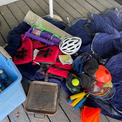 Sporting goods lot