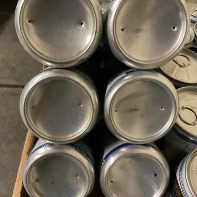 Collectible Vintage JR Beer Cans.