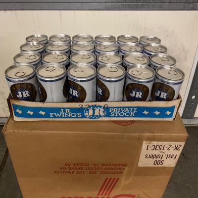 Collectible Vintage JR Beer Cans.