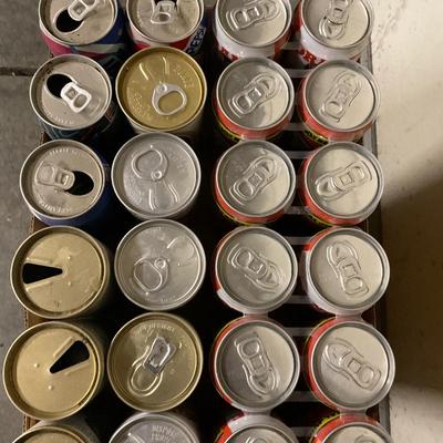 Collectible cans.