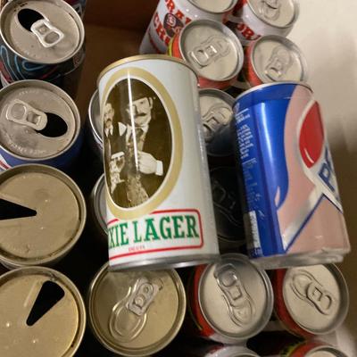 Collectible cans.