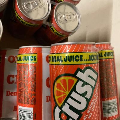 Collectible cans.