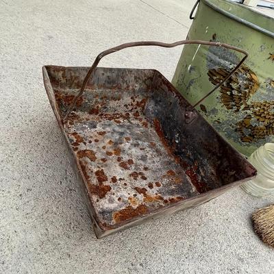 antique Boiler Galvanized Tub + misc.