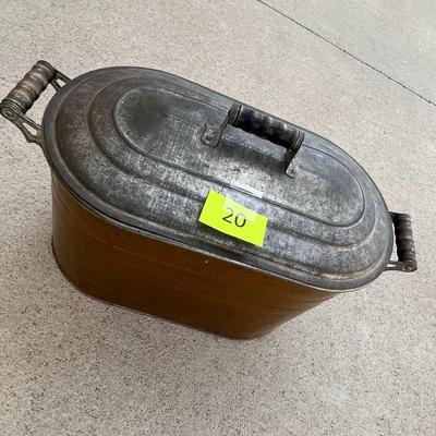 Antique copper Boiler