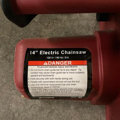 14â€ Electric Chain Saw.